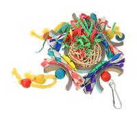 BESTonZON Mâcher Suspendu pour Oiseaux Déchiquetage pour Cage Perroquet Décoration Durable pour Perruches et Perroquets