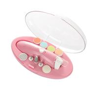 BESTonZON Machine à Limer les Ongles Portable 9 Têtes de Meulage Ajustables, Résine ABS, Capacité 300ma, Charge USB, pour Ongles en Déplacement