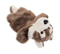 BESTonZON Main Loup Peluche Cartoon pour Garçon Fille Interactif Éducation Précoce Accessoire de Conte et Jeu Parent Garçon Fille à Main Douce et Amusante Style Gris