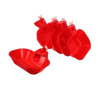 BESTonZON Mangeoire Automatique à Eau pour Poulets Canards Lot de 5 Tasses Anti-Éclaboussures Système d'Abreuvement pour Avicole Matériau PP Solide