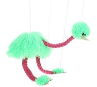 BESTonZON Marionnette à Fils Flamant Rose en Peluche Interactif 1 Pièce Marionnettes Amusantes pour Spectacles Accessoire de Théâtre Garçon et Filles Peluche Colorée Couleur Aléatoire