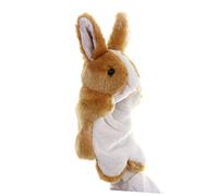 BESTonZON Marionnette à Main Peluche Lapin Jouet De Marionnette à Main pour Garçon Fille Cadeau De Fête pour Parent-garçon Fille Marron