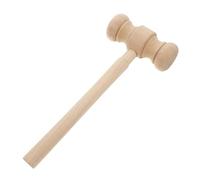 BESTonZON Marteau De Juge en Bois Massif, Mini Maillet sans Danger, Accessoire De Costume pour Jeu De Rôle, Jouet D’garçon Et Filles pour Halloween Et Déguisement Avocat