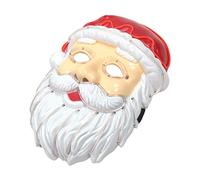 BESTonZON Masque Lumineux de Noël Santa Claus Masque Décoratif pour Fête et Festival Accessoire Éclairant pour Garçon Fille et Adultes