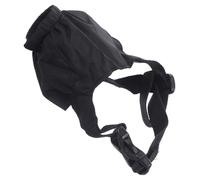 BESTonZON Masque Yeux pour Chien et Chat Cache-Œil pour Animaux de Compagnie Nylon Doux Anti-Excitation Soulagement du Stress 1 PC Noir Facile à Enfiler pour Toilettage Bain Manucure Transport