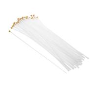 BESTonZON Mât de Drapeau en Plastique 15. Lot de 50 pour Événements et Accessoire Portable Solide Bricolage