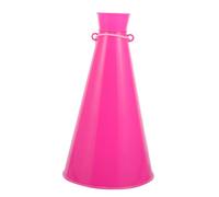 BESTonZON Mégaphone de Supporter Jouet Trompette en Plastique Rose Fuchsia, Léger et Résistant, Accessoire de Fête pour Encourager Matchs de Football et Événements Sportifs en Plein Air