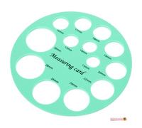 BESTonZON Mesure Brides Pour Embouts Jauge Embout Règle Pour Dimensionnement De Bride Outil De Mesure De Jauge Pour