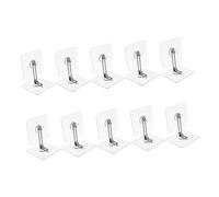 BESTonZON Meubles de Sécurité pour Bébé 10 Pcs Ancrages Muraux sans Perçage Étagères Tv Sécurisées Commodes Armoires