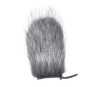 BESTonZON Microphone Windscreen Microphone Fur Pop Filter Réutilisable Vent Extérieur Protection Bruit Clair pour Enregistrement Plein Air