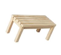 BESTonZON Mini-Banc Bois Mobilier Miniature pour Maquette Intérieur Décoration de Bureau à Échelle