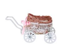 BESTonZON Mini Poussette Miniature Playset Mini Maison Meubles Miniature Bébé Poussette Mini Meubles Maison Meubles Miniature Meubles Miniature Jouet Lit Miniature Poussette