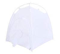 BESTonZON Mini Salle chauffée observatoire à Insectes tentes de Jardin Abri pour Insectes Observatoire pour Insectes Cage à Habitat logement Cage à Insectes en Filet PVC Blanche
