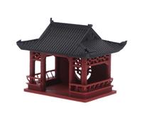 BESTonZON Miniature Pagoda Pavilion Ornament for Desktop and Aquarium Traditional Chinese Style Micro Landscape Figurine Versatile Zen Garden Decoration for Home and Office