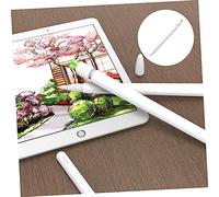 BESTonZON Miroir De Cabine Convexe Cas Appareil Porte-Crayon 2 Couvercle De Stylet en Silicone Housse De Stylet Étui pour Stylet Mignon Trousse Génération Carotte Blanche Cosse