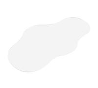 BESTonZON Miroir de scène hivernale en Acrylique Argenté pour Décorations de Noël, Forme Asymétrique à Haute Transparence, Convient aux Villages Miniatures et Activités DIY en Saison
