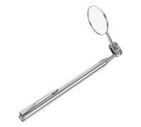 BESTonZON Miroir D'inspection Rond Pivotant 360° en Acier Inoxydable Compact Poignée Extensible pour Inspections Mobiles et Observations Précises