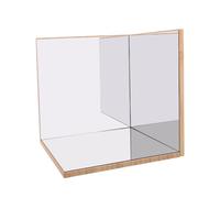 BESTonZON Miroir Montessori Sécurisé pour Miroir Exploration Sensorielle Angle Droit Observation pour Garçon Fille Préscolaire Matériel Educatif Safe