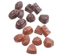 BESTonZON Modèle de Chocolat en Pvc Réaliste pour Décoration de Table, Lot de 16 Pièces, Jouet Éducatif pour L'éducation Précoce des Garçon et Filles
