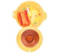 BESTonZON Modèle De Nouilles en Cocotte Modèles De Jouets Mini Maison Jeu Simulation Ornement Nouilles en Résine Mini Ornement Maison Décor Scène Cuisine Modèle