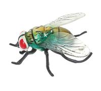 BESTonZON Mouche Plastique Réaliste Insecte Éducatif pour Imitation de Mouche Domestique Décoration Détaillée pour Crèche et Jeux Éducatifs