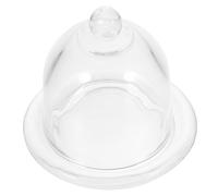 BESTonZON Moule à Gâteau Couverture Daffichage De Dessert Plaque De De Gâteau Cloche à Fromage Mini Présentoir à Gâteaux Cache-Fleurs en Verre avec Socle Plateau De Fruits Un Verre