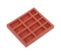 BESTonZON Moule en Silicone pour Mini Briques 12 Pièces - Moule Réutilisable pour Création de Murs Miniatures en Plâtre, Argile ou Béton - Accessoires DIY pour Modélisme et Décoration