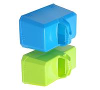 BESTonZON Moule Igloo 2pcs en Plastique Léger pour Créer des Briques de Neige Sable, Jouet d'hiver D'extérieur pour Jeux en Hiver Couleur Aléatoire