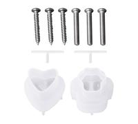 BESTonZON Moule Silicone pour Poignées de Tiroir de Patte de Chat et Cœur Kit DIY 8 Pièces Vis Moule Flexible pour Boutons de Meuble Création Personnalisée pour Bricolage Décoratif