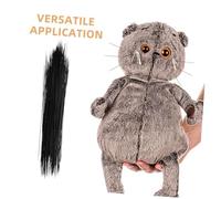 BESTonZON Moustaches Animales Faux Transparentes pour Peluches et Poupées Matériaux et Flexibles pour Couture Needle Felting et Créations Artisanales