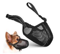 BESTonZON Museau De Chien Muselière Basekt pour Chiens Pas De Museau D'écorce Museau Souple Prévention des Morsures De Chien Muselière pour Chiens Rapporter Black