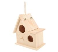 BESTonZON Nichoir pour Perroquets et Perruches Boîte de Nidification Suspendue Durable Résistante Aux Intempéries Favorise la Reproduction Naturelle des Oiseaux