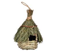 BESTonZON Nid Oiseau Tressé Main de Mer Maison Nichoir Robuste et Décor pour Jardin Extérieur pour Attirer Oiseaux et Aménager Cour et Balcon