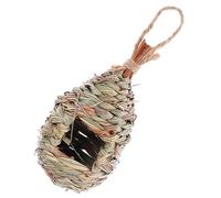 BESTonZON Nid Oiseaux Suspendu Herbe Naturelle Tissée et Durable pour Jardin et Maison avec Options de Entrée