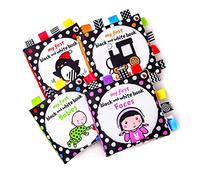 BESTonZON Noir Et Blanc Pour Garçon Fille Éducatif Anti- Avec Animaux Pour Stimulation Et Développement Précoce Garçon Fille Et Nourrissons