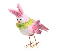 BESTonZON Oiseau en Peluche Mignon Décoratif de Pâques Petit Oisillon Rose en Peluche pour Décoration de Table Bureau et Intérieur Figurine D’Animal pour Ambiance Festive