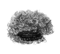 BESTonZON Old Man Wig Lightweight Cosplay Party Hairpiece For Men Comfortable Grandpa Costume Accessory For Halloween Day Of School Carnival Light Grey