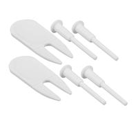 BESTonZON Outil Gonflable à Boule de Yoga pièces de Rechange pour balles de Yoga Aiguille de gonflage Prise d'air kit Prise d'air Plastique Blanche