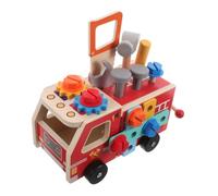 BESTonZON Outils Bois pour Camion Jouet De Construction Éducatif Stem Jeu De Simulation avec Écrous Et Boulons pour Garçon Fille