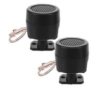BESTonZON Paire de Tweeters à Dôme Miniatures 500 W pour Voiture, Haut-parleurs Stéréo Compacts en Plastique, Design Gain de Place, pour Déplacements Urbains et Autoroutes