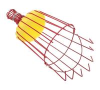 BESTonZON Panier Cueille-Fruits pour Agrumes Poires Pommes Mangues et Cerises Rouges Outil de Cueillette avec Griffes Acier Robuste et Poignée Antidérapante