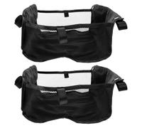 BESTonZON Panier de Poussette en Filet Lot de 2, Organiseur de Rangement sous Siège pour Transporter Couches, Jouets et Collations Lors de Balades