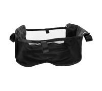 BESTonZON Panier de Rangement Poussette en Tissu Oxford Noir à Grosse Capacité, Organiseur Portable et Stable pour Poussette Parapluie, pour Shopping et Voyage