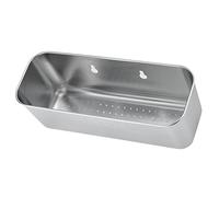 BESTonZON Panier Égouttoir Évier Porte Éponge à Vaisselle Crépines D'évier pour Évier De Cuisine Organisateur De Fruits Garde-Manger Panier De Dévier Nourriture Acier Inoxydable Poubelle