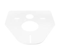 BESTonZON Panneau D'insonorisation pour Toilettes à Réservoir Mural en Eva Blanc Tampon Tampon Physique et Taille Ajustable Bruit