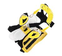 BESTonZON Paquet à Dos Multifonctionnel Anti-perdu pour Garçon et Filles avec Harnais de Sécurité et Laisse Réglable en Fibre de Polyester Jaune, Design Adorable pour Garçons et Lieux
