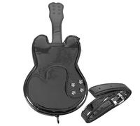 BESTonZON Paquet Bandoulière Guitare en Cuir PU Noir Paquet Femme 2023 D’Été Multifonction pour Voyage et Usage Quotidien Capacité Moyenne Design Original et Résistant