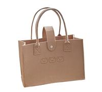 BESTonZON Paquet Cabas en Feutre Moyen Taille Motif Ours Grand Paquet à Provisions Multifonction Pochette de Rangement Portable pour École Camping et Bureau