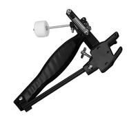 BESTonZON Pédale de Grosse Caisse Alliage Daluminium Noir et Robuste Accessoire Compatible pour Kits de Batterie Multiples Installation Facile pour Débutants et