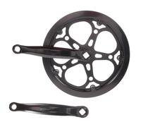 BESTonZON Pédalier Mono Plateau Dents avec Manivelle pour Route Fixe et VTT Simple Vitesse